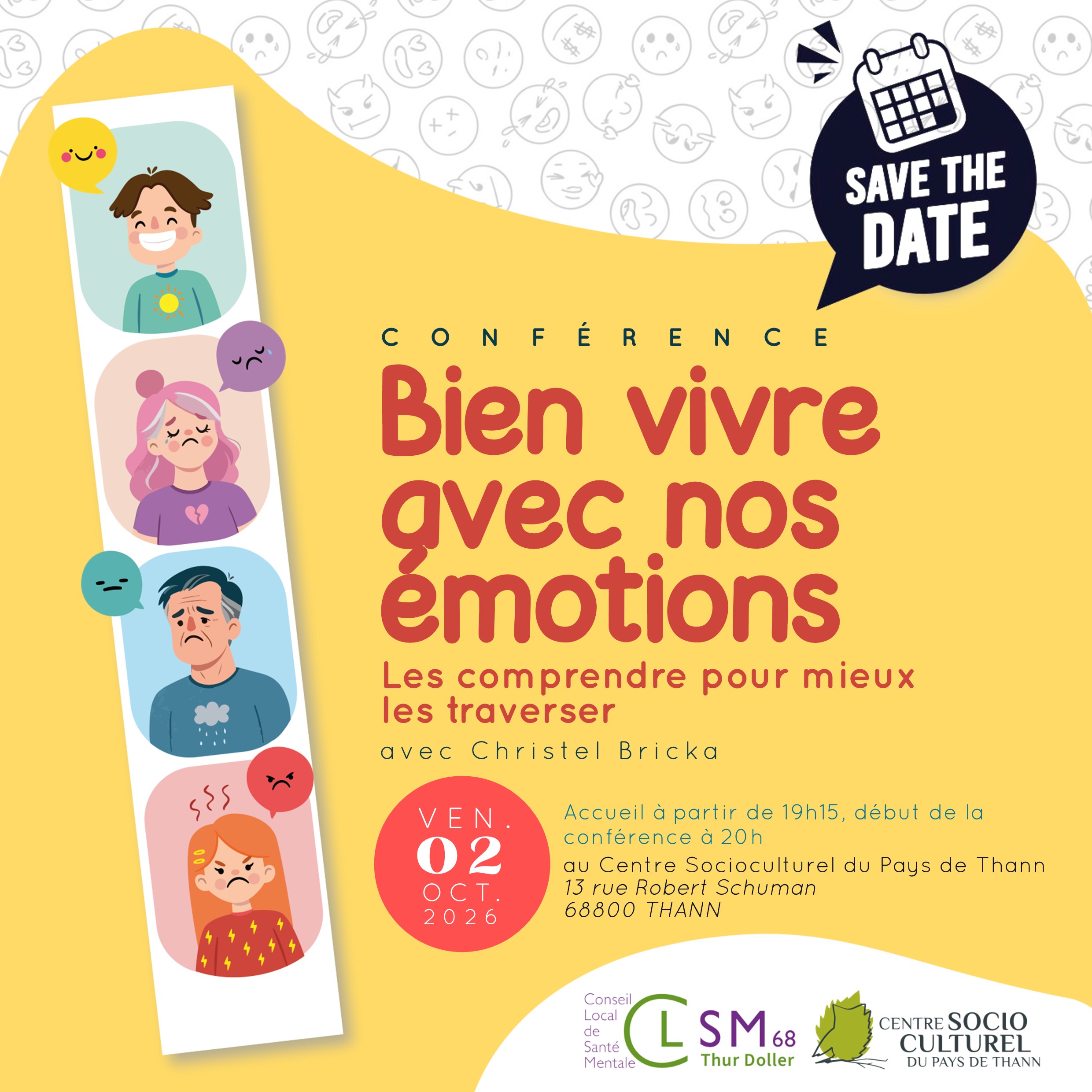 Conférence "Bien vivre avec nos émotions"